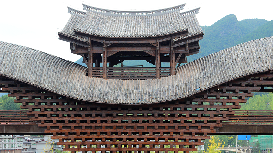 Zhuoshui Wind-and-Rain Covered Bridge, Qianjiang, Chongqing